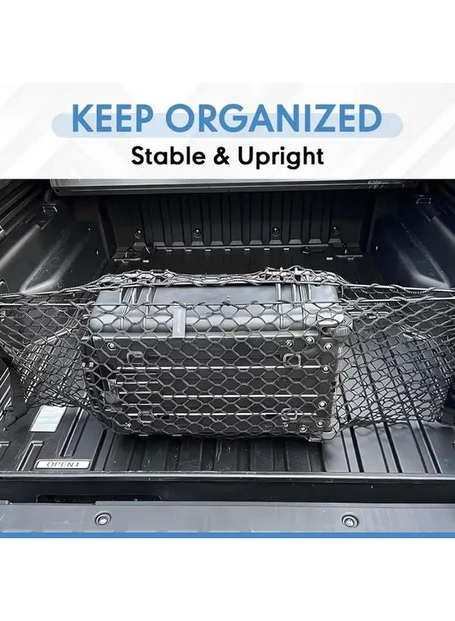 Variant Truck Bed Cargo Net For Pickup Truck Trailer Secure Load Organizer - Image 5